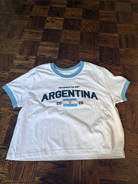 Argentina FIFA World Cup 2026 - White with Light Blue Trim